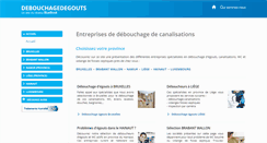 Desktop Screenshot of debouchagedegouts.be