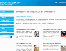 Tablet Screenshot of debouchagedegouts.be